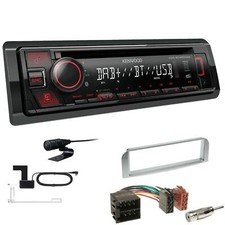 Kit installazione autoradio Kenwood Spotify DAB Bluetooth per Alfa Romeo 147 argento