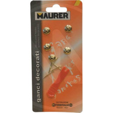 Ganci decorati oro (blister