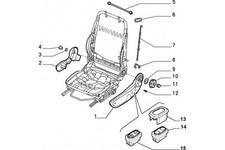 174100636 - Pomello FIAT Marea