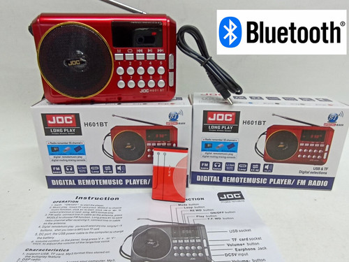 Radio rossa usb - radio,