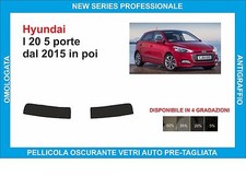 fasce parasole vetri Hyundai I20 5 porte dal 2015 al 2019