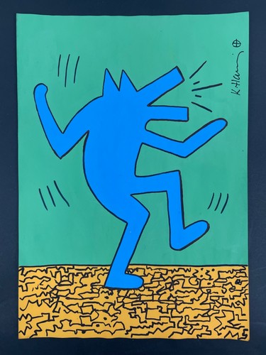 Keith haring disegno quadro - haring, e
