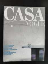 CASA VOGUE Novembre 157/1984 ACCESSORI PER LA TAVOLA-UNA VILLA DI JOSEF HOFFMANN