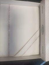 Lenzuolino bianco per culla da ricamare in cotone con federa e sotto