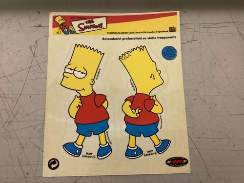 Adesivo simpsons bart vintage - adesivo,