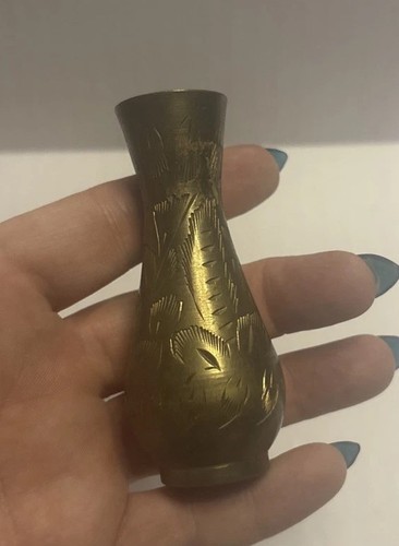 Vaso vintage ottone - , inciso