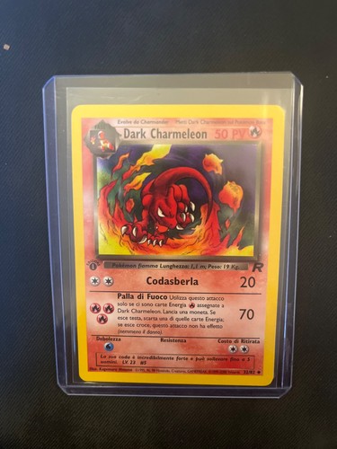 Carta pokemon dark charmeleon - pokemon,