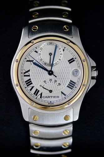 Cartier santos ronde aviator - ronde, |