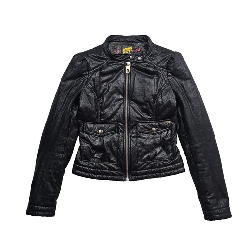 Y2k giacca biker corta - giacca,