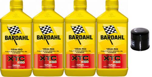 Litri olio moto bardahl xtc - 4,