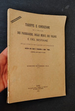 SOCIETA' NAVIGAZIONE PUGLIA TARIFFE TRASPORTO PASSEGGIERI MERCI VALORI BESTIAME