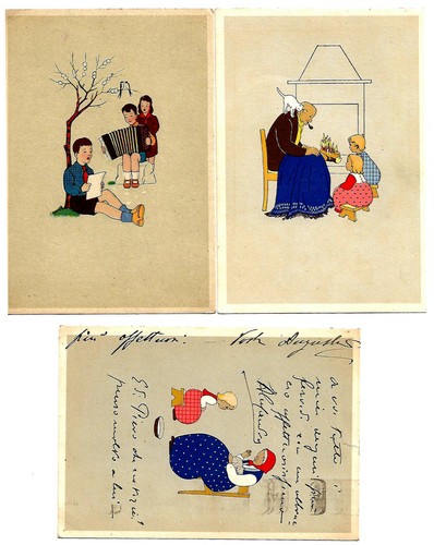 Set cartoline illustrate - set,