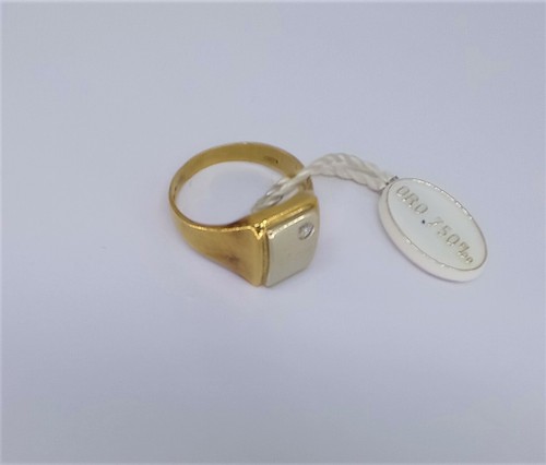 Anello diamante oro giallo - *,