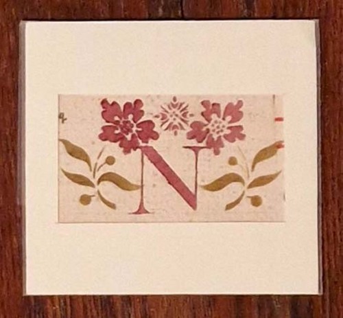 Capolettera lettera n - capolettera,,