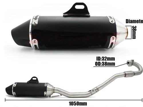 Crf230 scarico completo - scarico,