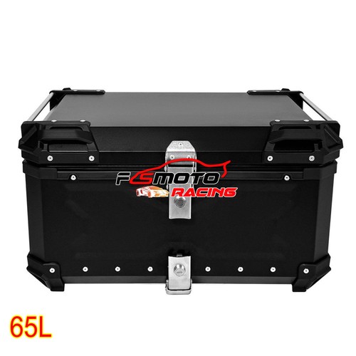 65l black motorcycle top case - 65l,