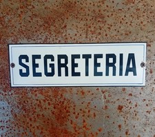 Insegna Tabella Targa Smaltata