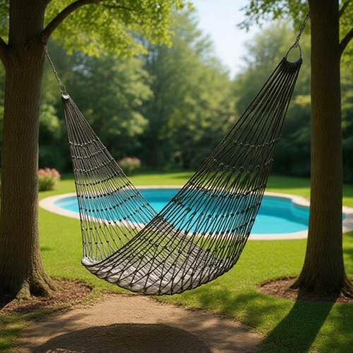 Amaca 200x80cm nylon verde - amaca,
