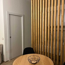 Set 6 Listelli Decorativi per Soffitto, Divisori, da 45x60x300 cm, Rovere Chiaro