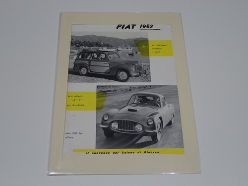 Fiat 1952 500 belvedere - 500, c