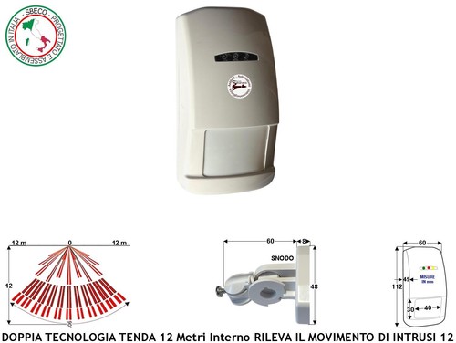 Doppia tecnologia rilevatore - doppia,