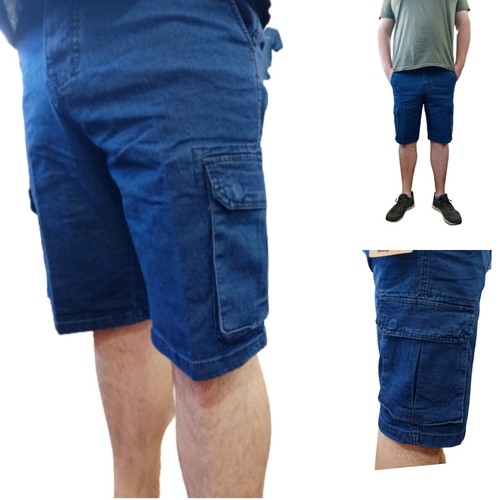 Bermuda uomo jeans cargo - uomo,