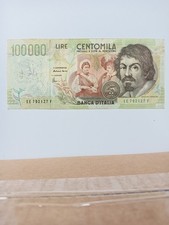 100000 LIRE CARAVAGGIO FALSO D'EPOCA (come da foto) 