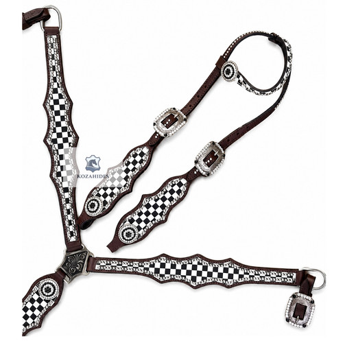 Western horse tack set - horse, un