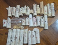 GIRO ROTOLINI DA 20 LIRE DAL 1969 AL  2001 GIA' INIZIATI  FDC