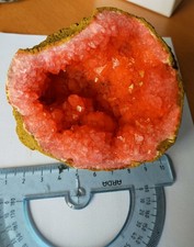 Geode di quarzo rosa - 9 cm