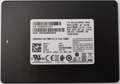 Samsung ssd pm871b - 128, gb