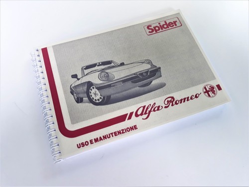 Alfa romeo spider manuale - spider,