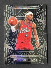 Shai Gilgeous-Alexander 2024-25 Panini Ossidiana Elettrica Incisione Nera Pulsar #200