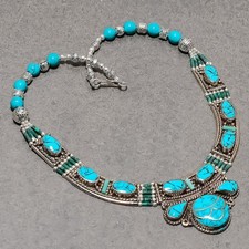 Collana nepalese turchese