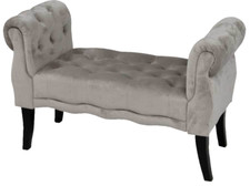 PANCA CLASSICA LEGNO VELLUTO