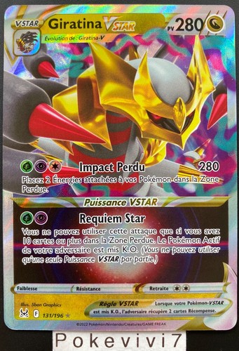 Carte pokemon giratina - carte,