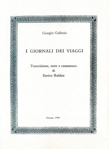 Gallesio giorgio i giornali - -,