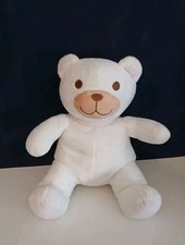 Orso Peluche Pupazzo Bianco Thun Teddy Bear 32 Cm 