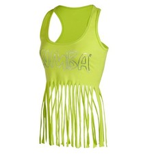 Zumba Flaunt It Racerback Slashed Top - Zumba Green ~ XS XL XXL ~ Nuovo!