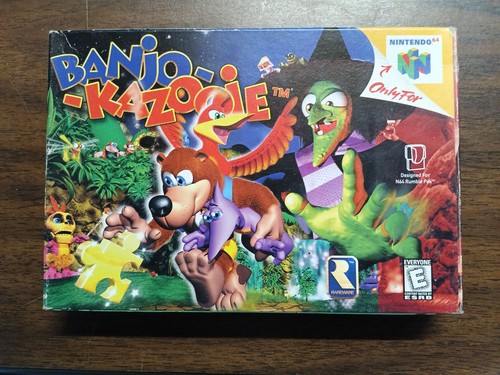Banjo kazooie cib completo - banjo-kazooie,