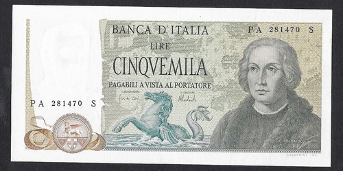 Italia banconota lire - -, 5000