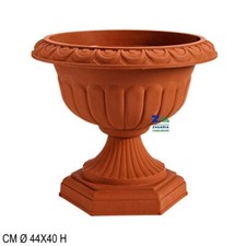 FIORIERA VASO CALICE DIAM. CM 44X40 H ATENE IN PLASTICA COLORE TERRACOTTA