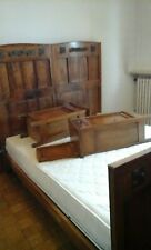 Estea Mobili Camera Matrimoniale Completa di Legno Massello - Marrone