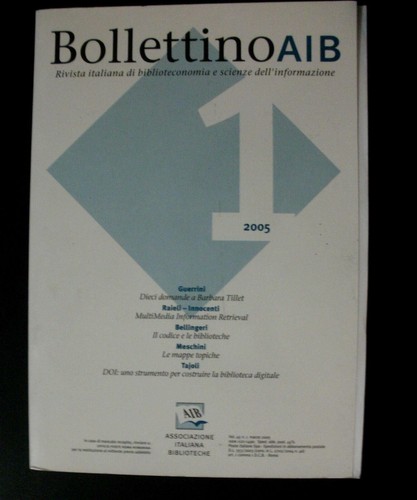 Bollettino aib 1 2005 - n., 1-2005