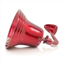 4" Solid Antique Brass Red