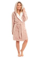 Regalo di Natale abito da donna di lusso morbido accappatoio pile pigiama caldo da notte donna