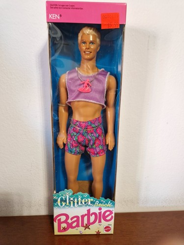 Ken glitter beach mattel - ken, nuovo