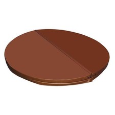 Whirlpoolabdeckung Copertura Termica Isolierabdeckung Spacover Tondo Braun 200cm