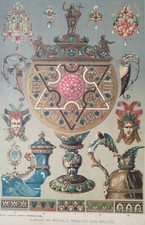 ANTICA STAMPA COLORI E ORO