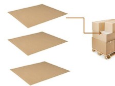 25 FOGLI DI CARTONE ONDULATO 80x120* MONO ONDA spessore 2mm INTERFALDE pallet